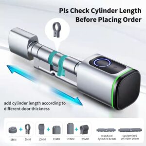 Sisteme të mençura Keyless Smart Cylinder TT -90 (40/50) mm / Smart / Hiri
