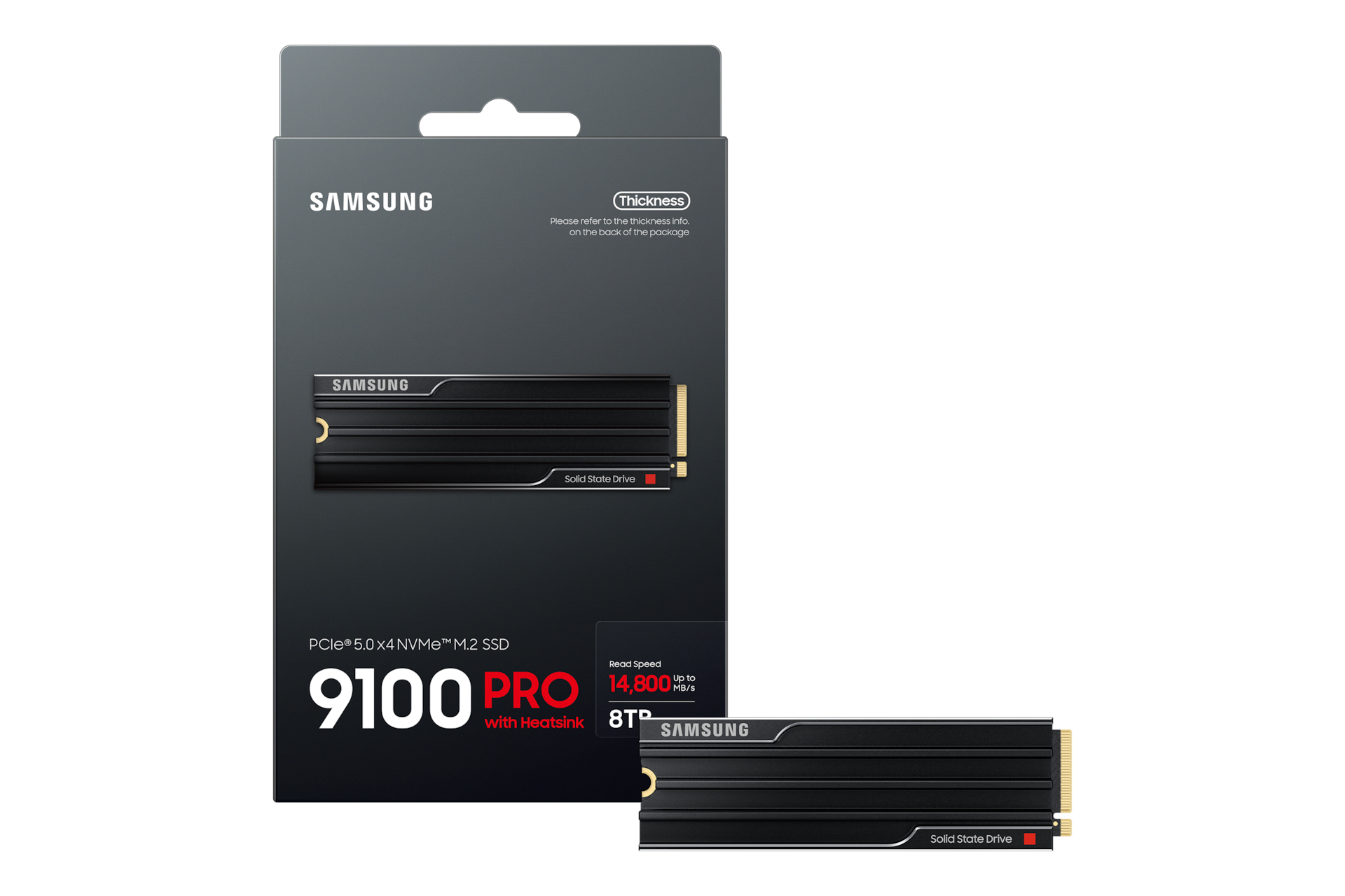 SSD e brendshme M.2 8TB Samsung 9100 PRO NVMe PCIe Gen5