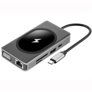 Docking Station MS C700 / HDMI / VGA / USB / PD / RJ45 / SD / Audio / 15W / 100 M