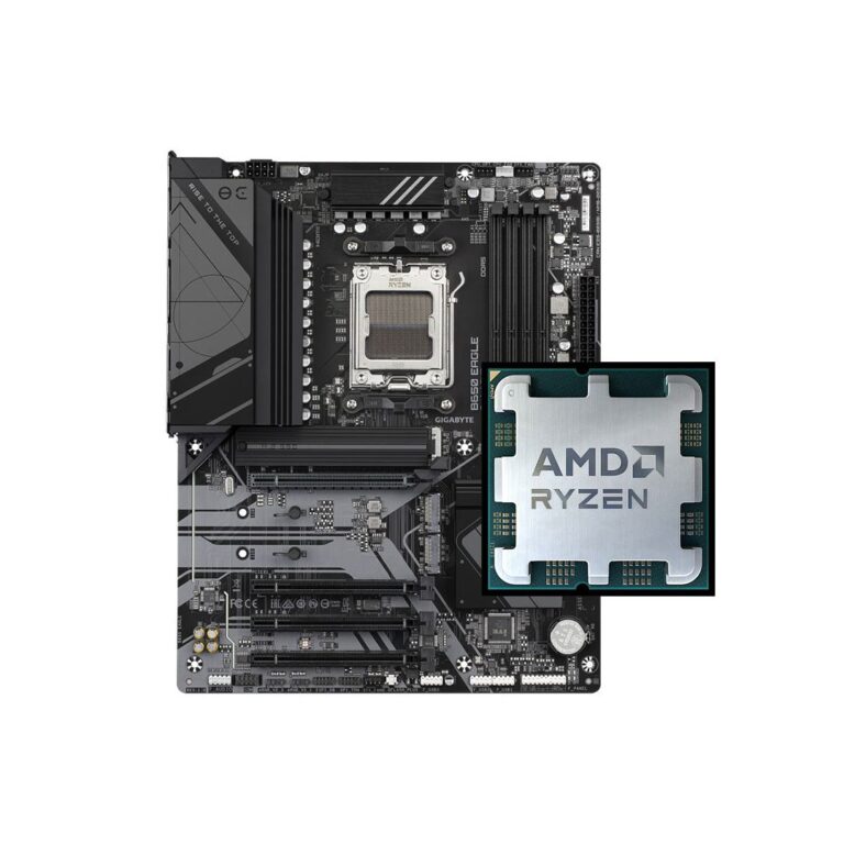 Gaming Combo 1 / Gigabyte B650 EAGLE DDR5 ATX + AMD Ryzen 7 7800X3D / AM5 / 8-Core / 4.2 GHz 120W 96MB Cache – Tray