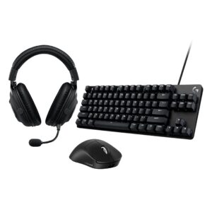 Gaming Combo Logitech G Pro X Superlight Black + Logitech Headset 981-000818 G Series Black + Logitech Keyboard 920-010446 G Series Black