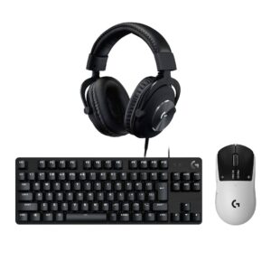 Logitech Combo 1 Maus Gaming Logitech G PRO X2 SUPERSTRIKE Wireless  + Kufje Gaming Logitech G Pro X Wired + Tastierë Gaming Logitech G413 TKL SE G Series