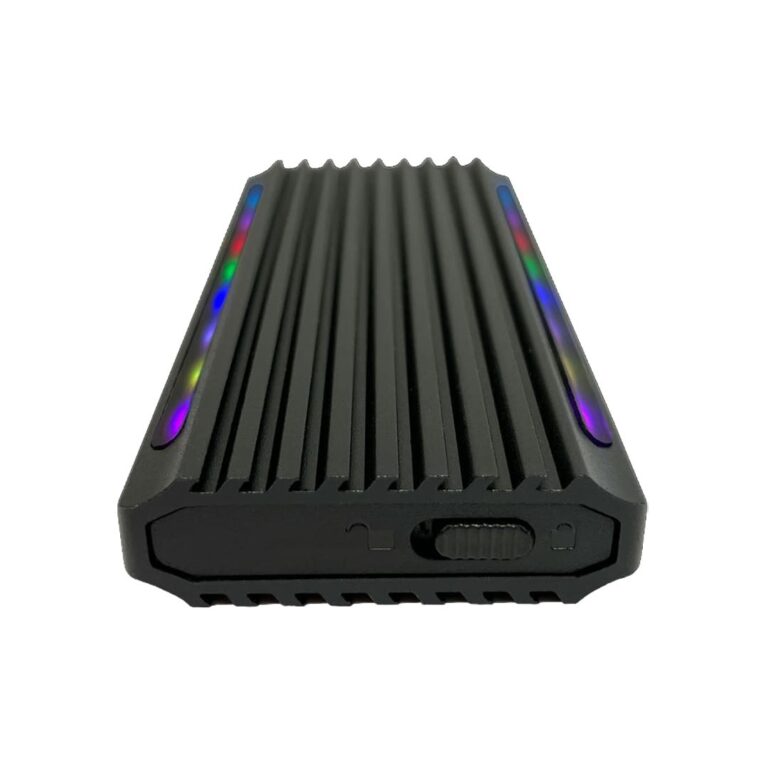 Kuti për SSD LC-Power LC-M2-C-NVME-4 USB-C për NVMe M.2 SSD USB 3.2 Gen2 – Zezë