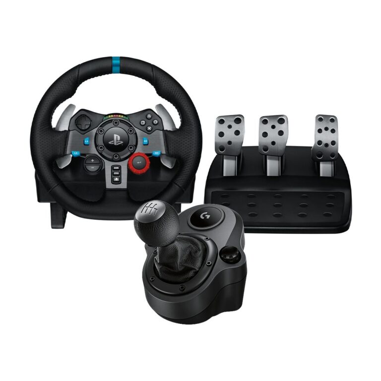 Set Timon Pedale dhe Kontroller Logitech G29 Driving Force për PS5/PS4/PS3 dhe PC - Zezë