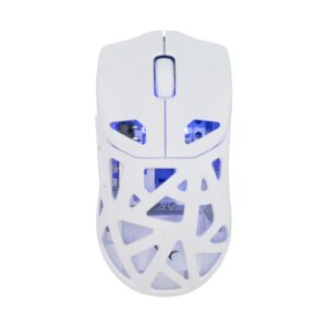 Maus Gaming White Shark WGM-5019 / 6 Butona / DPI 12000 - 24000 SW / Wireless / i bardhë
