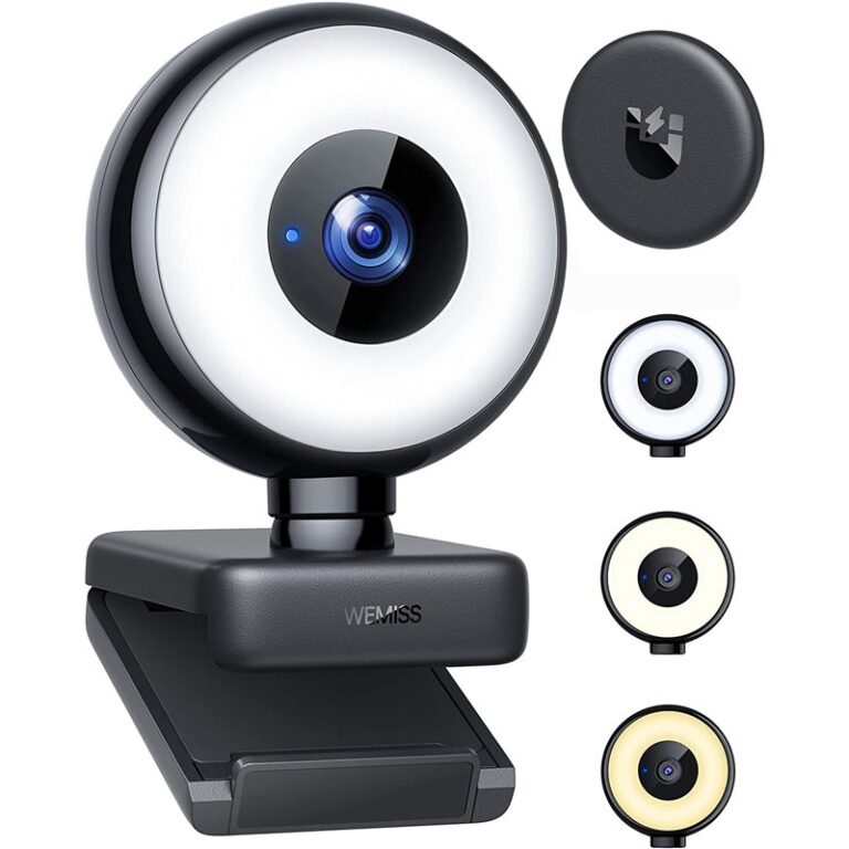 Webcam WEMISS CM‑A2 Stream Series / Full HD / Ring Light / CMOS - Zezë