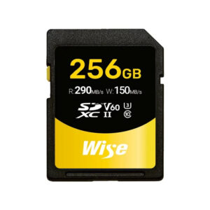 Kartë Memorie SD CARD Wise SDXC UHS-II V60 256GB R:290MBs / W:150MBs WI-SD-S256
