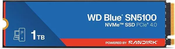 SSD të Brendshme SanDisk WD Blue SN5100 / 1TB / M.2 2280 / PCIe Gen4 NVMe
