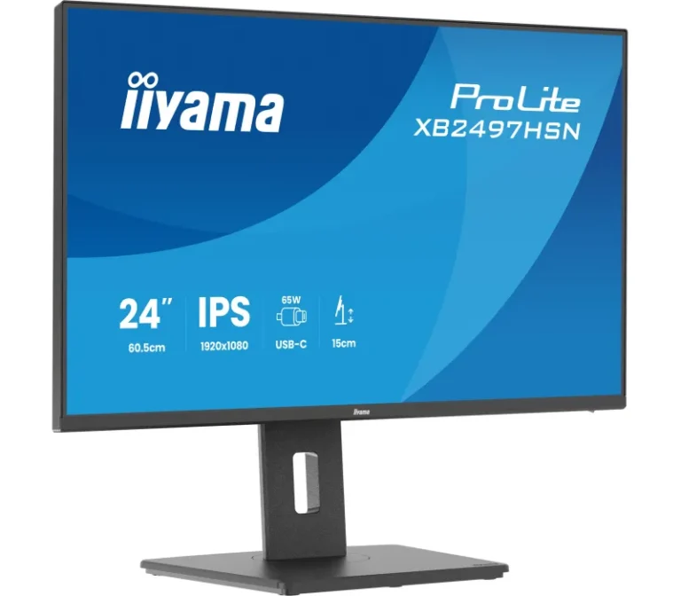 Monitor IIYAMA XB2497HSN-B1 / 23.8"/ Full HD IPS LED / 100Hz / 1ms / HDMI+USB-C+DP - Zezë