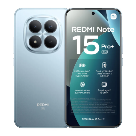 Telefon Xiaomi Redmi Note 15 Pro+ / 8GB / 256GB - Blu